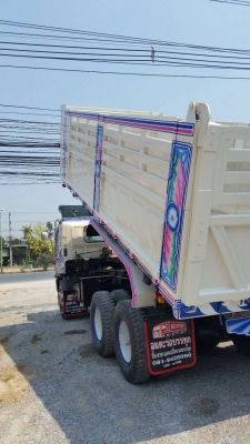 ขายรถบรรทุกสิบล้อดัมพ์ Hino mega เครื่อง 260 แรง ปี 47 กระบะดัมพ์สามมิตร ยางใหม่ รถสวยพร้อมใช้งาน