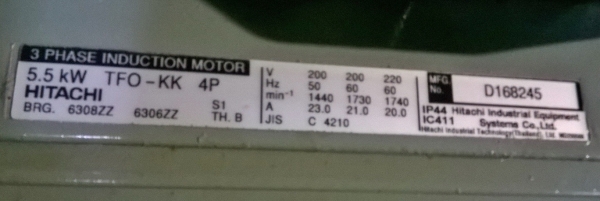 **ขายถูกๆครับ**ปั้มลมมือสองจากญี่ปุ่น HITACHI-BEBICON 7.5 แรง  พร้อมใช้งานครับ