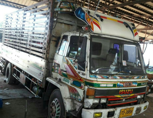 หกล้อ อีซูซุ FTR11L175 ช่วงยาว6.20ม สภาพดีสวยเดิมๆพร้อมใช้งาน ทะเบียนพร้อมโอน