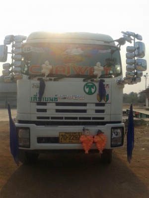 ขายรถสิบล้อ ISUZU DECA FXZ360แรง ปี55 รถวิ่งน้อย ดั้มสามมิตร ยางสวย มีระบบลากพ่วง