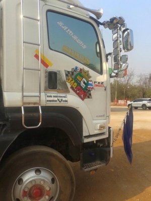 ขายรถสิบล้อ ISUZU DECA FXZ360แรง ปี55 รถวิ่งน้อย ดั้มสามมิตร ยางสวย มีระบบลากพ่วง