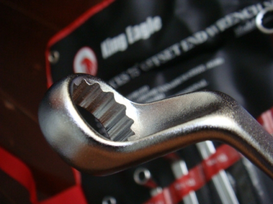 ประแจ แหวนเดี่ยว ชุด8ตัว King Eagle งานTaiwanแท้