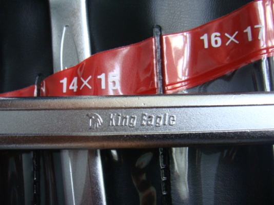 ประแจ แหวนเดี่ยว ชุด8ตัว King Eagle งานTaiwanแท้