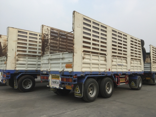 ขายลูกพ่วงไม่ดั้มสามเพลาแท้7.5เมตร