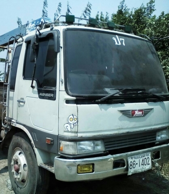 หกล้อ ฮีโน่ FG 210แรง ติดเครน ทานาโด 4ตัน 3ปอก 2ชัก สภาพดีพร้อมใช้ เล่มทะเบียนพร้อมโอน