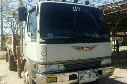 หกล้อ ฮีโน่ FG 210แรง ติดเครน ทานาโด 4ตัน 3ปอก 2ชัก สภาพดีพร้อมใช้ เล่มทะเบียนพร้อมโอน