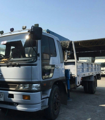 หกล้อ ฮีโน่ FF1J210ปี40ติดเครน TANADO 3ตัน 4ปอก 3ชัก ท้องวี ช่วงยาว6.50ม สภาพดีมากๆสวยเดิมๆ พร้อมใช้งาน เล่มทะเบียนพร้อมโอน