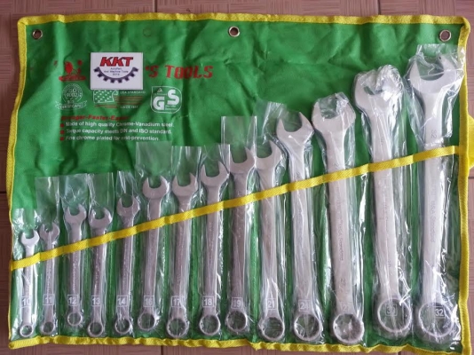 ชุดประแจแหวนข้างปาก  10-32