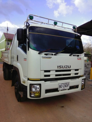 6ล้อดั้ม240แรงISUZU MP1FTR34JAT... ปี56 ไมล์1.3แสน..รถสวย รถเดิมๆ
