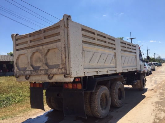 ขายรถบรรทุกสิบล้อดัมพ์ Mitsubishi EURO1 เครื่อง 6D17-195 แรง 2 เพลา ปี 44 กระบะดัมพ์สามมิตร ทะเบียนพร้อม