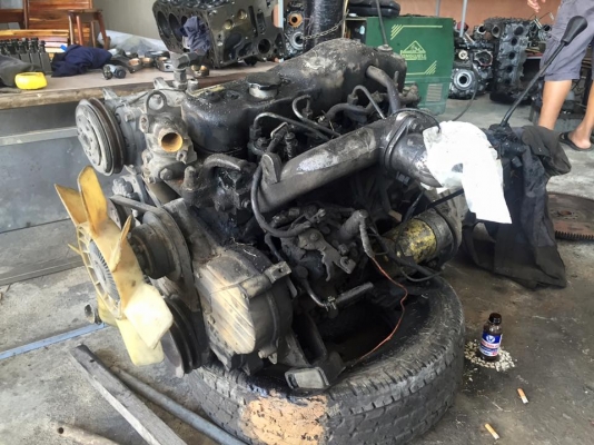 เครื่องเกียร์ Isuzu 4JB1 2.8 ไม่โบ