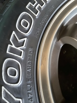 TE37 + Yokohama AT 265/70/16 ปี10 สวยๆ 1ชุด