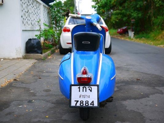 ขาย Vespa 64 อินเดีย หัว 59 พร้อมทะเบียนแท้โอนขนส่ง สีทำมาใหม่ไม่มีผุสภาพสวยมาก