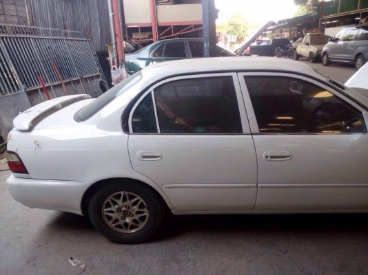 1994 TOYOTA COROLLA, 1.3 GLi โฉม สามห่วง ปี 92-95 สี ดำ เกียร์ออโต้ ติดแก๊ส LPG โอนไม่ได้ต่อได้