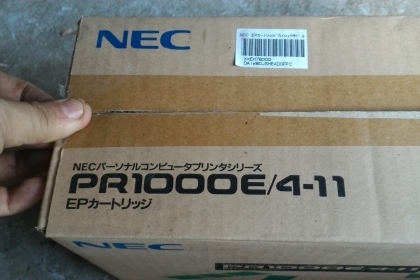 หมึกโทนเนอร์ ของเลเซอร์ปริ้นเตอร์ NEC PR 1000 E/ 4-11 ของใหม่ยังไม่ได้ใช้อยู่ในแพ็คอย่างดี มีเยอะมาก