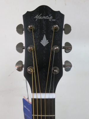 4,100.-กีต้าร์โปร่งเว้าไฟฟ้า Mantic รุ่น AG-370c SB สีซันเบิร์สด้าน สวยมาก ของใหม่ มือหนึ่ง EQ อย่างดี