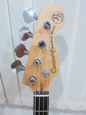 เบสไฟฟ้า 4 สาย Century ของใหม่ สีแดง ทรง Precision Bass ขายถูก