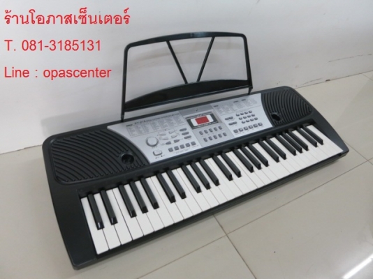 Keybord XIN YUN รุ่น XY-218 ตัวใหญ่ 54 Key มีช่องเสียบ USB ของใหม่ มีไมค์ ที่รองโน้ต หม้อแปลง คู่มือ