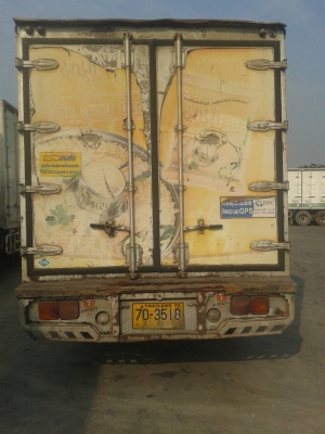 ขาย รถบรรทุกตู้แห้ง 6 ล้อ ฮีโน่ CNG ขาย 450,000 บาท