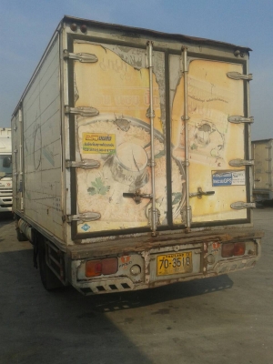 ขาย รถบรรทุกตู้แห้ง 6 ล้อ ฮีโน่ CNG ขาย 450,000 บาท