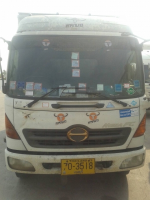 ขาย รถบรรทุกตู้แห้ง 6 ล้อ ฮีโน่ CNG ขาย 450,000 บาท