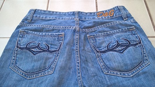 ยีนส์ DG made in italy ขาสั้น