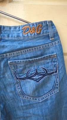 ยีนส์ DG made in italy ขาสั้น