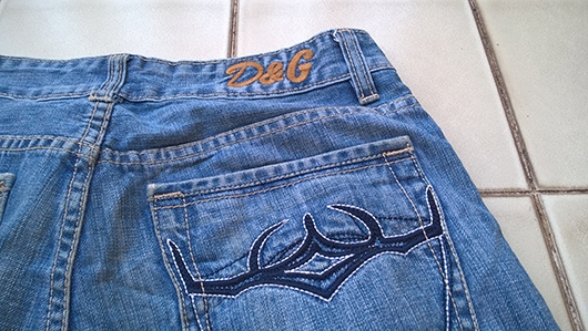 ยีนส์ DG made in italy ขาสั้น