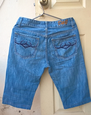 ยีนส์ DG made in italy ขาสั้น