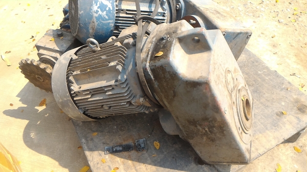 มอเตอร์เกียร์ทด NORD ขนาด 20 แรงม้า ของเยรมัน ทดแล้วหมุนที่ 77 รอบต่อนาทีแรงยิดเยอะมาก