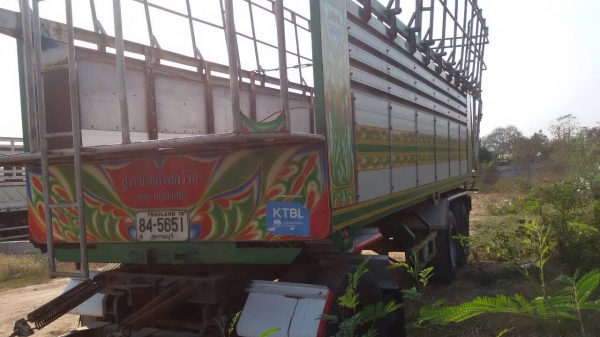 ขายลูกพ่วงดัมพ์มิเนียมอู่สายชล(ไม่รวมคอกรั้ว) 3 เพลาแท้ ยาว 7.40 เมตร