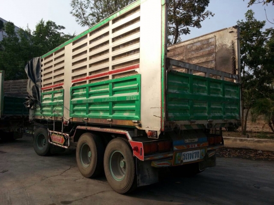 ขายหางพ่วงดัมพ์มิเนียมอู่ศรีสวัสดิ์ 3 เพลาแท้ ยาว 7 เมตร พร้อมใช้งาน