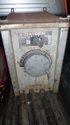 ขาย !! ตู้เชื่อมDAIDEN250a.220v.ของญี่ปุ่น พร้อมใช้งาน