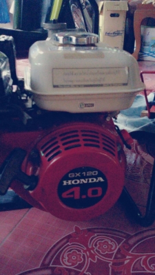 เครื่องยนต์เอนกประสงค์ HONDA แท้ๆขนาด 4 แรงม้า รุ่น GX120 พร้อมติดตั้งป้็มน้ำขนาด 2 นิ้ว แบบไม่ไล่อากาออกเอง