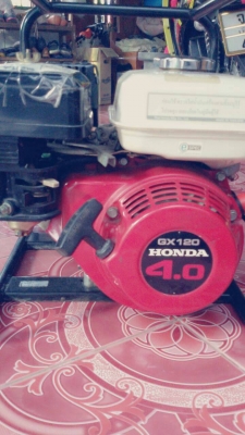 เครื่องยนต์เอนกประสงค์ HONDA แท้ๆขนาด 4 แรงม้า รุ่น GX120 พร้อมติดตั้งป้็มน้ำขนาด 2 นิ้ว แบบไม่ไล่อากาออกเอง