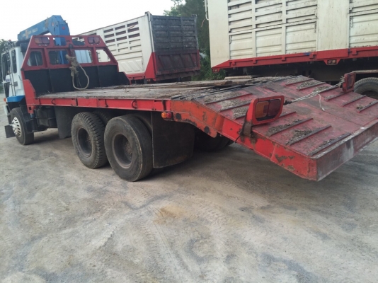 10ล้อติดเครนท้ายลาดทุกแบคโฮ...190แรง FUSO FN527M-TD2770 เครื่อง 6D16-TD2770 เล่มพร้อม เล่มตรง.