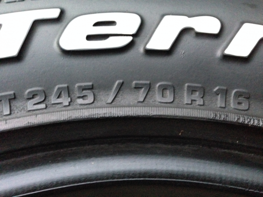 ยาง All BF Goodrich 245 70 16 ดอกเต็ม ใช้กันยาว ราคาไม่แพง