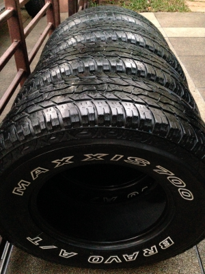 ยาง All Maxxis 265 70 16 ปี12 ดอกสวยคม พร้อมใช้งาน ราคาไม่แพง