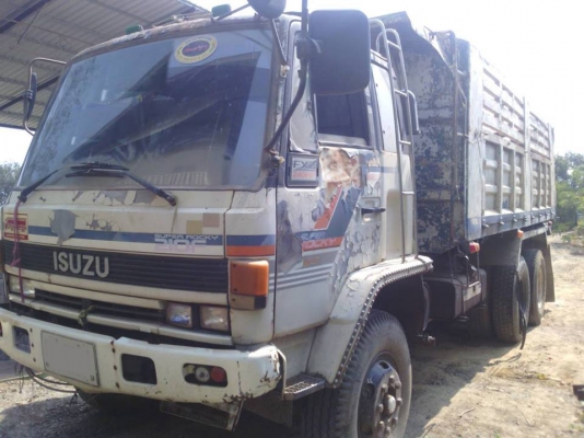 10ล้อ2เพลาดั้ม ISUZU ROCKY FXZ-240 เทอร์โบ เครื่อง6SD1-Turbo in. ลงเล่ม เกียร์เดิม ช่วงล่างเดิม หัวกำลังทำสี กระบะดั้มเหล็กสภาพพอใช้ ยางสวย10เส้น ตามสภาพ พร้อมใช้งาน เล่ม ครบ **ขาย ISUZU ROCKY FXZ-240 เทอร์โบ 10ล้อ2เพลาดั้ม พร้อมใช้ง