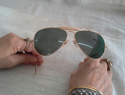 แว่นตาวินเทจแมคอาร์เธอร์  B&amp;L RAY-BAN Aviator MacArthur Outdoorsman USA  ตัวแท้!