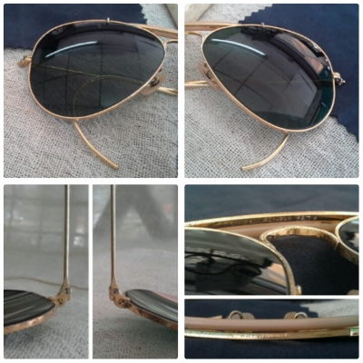 แว่นตาวินเทจแมคอาร์เธอร์  B&amp;L RAY-BAN Aviator MacArthur Outdoorsman USA  ตัวแท้!