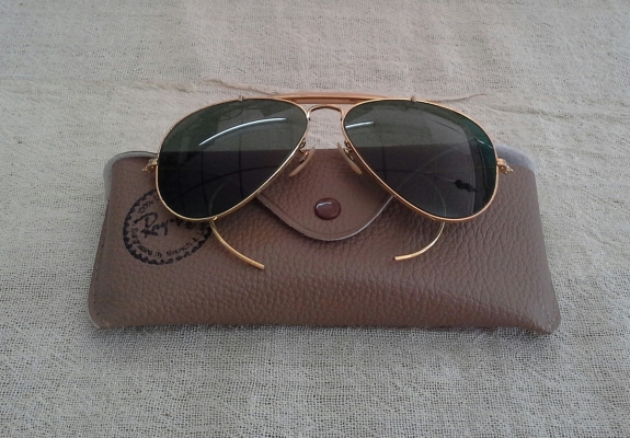 แว่นตาวินเทจแมคอาร์เธอร์  B&amp;L RAY-BAN Aviator MacArthur Outdoorsman USA  ตัวแท้!