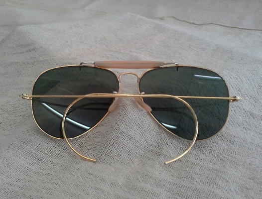 แว่นตาวินเทจแมคอาร์เธอร์  B&amp;L RAY-BAN Aviator MacArthur Outdoorsman USA  ตัวแท้!