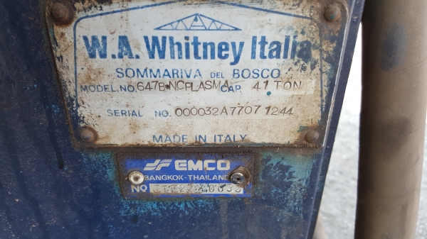 ขายเครื่องพั๊นชิ่งอิตาลี่น้ำหนักทั้งชุด 13 ตันราคา220,000 บาท