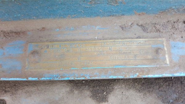 ขายเครื่องพั๊นชิ่งอิตาลี่น้ำหนักทั้งชุด 13 ตันราคา220,000 บาท