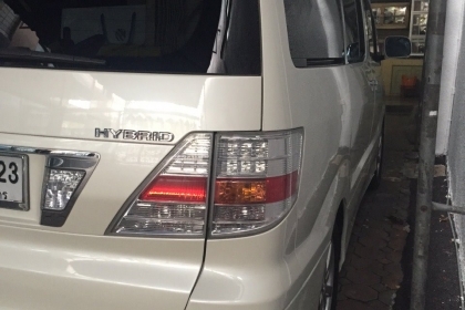 TOYOTA ALPHARD2.4 HIBRIDE ปี50 เบาะไฮดรอลิคพร้อมรถเข็นงวดละ30000 เหลือ20งวด เปลี่ยนสัญญาได้เลย