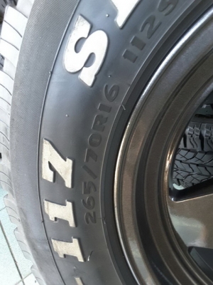 Max + Silverstone AT 265/70/16 ปี14 สวยๆ 1ชุด