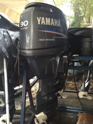 เครื่องเรือ  yamaha F90 BET fourstroke หัวฉีด เก่าญี่ปุ่น