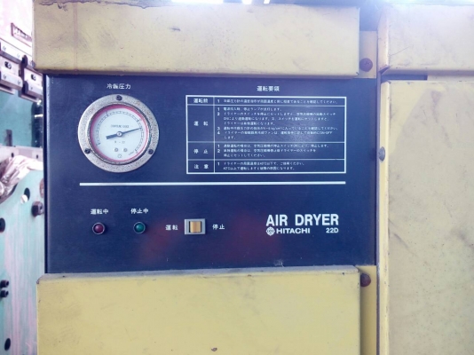 ขายปั๊มลม  HITACHI  OSP -22UAR เครื่องพร้อมใช้งาน