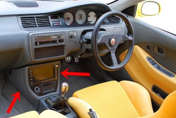 โครงคอนโซนหน้าเต็ม(ไฟเบอร์)ซีวิคEG รุ่น 3D-4D แปลงใส่วิทยุจอใหญ่ รับหล่อไฟเบอร์ต่างๆ